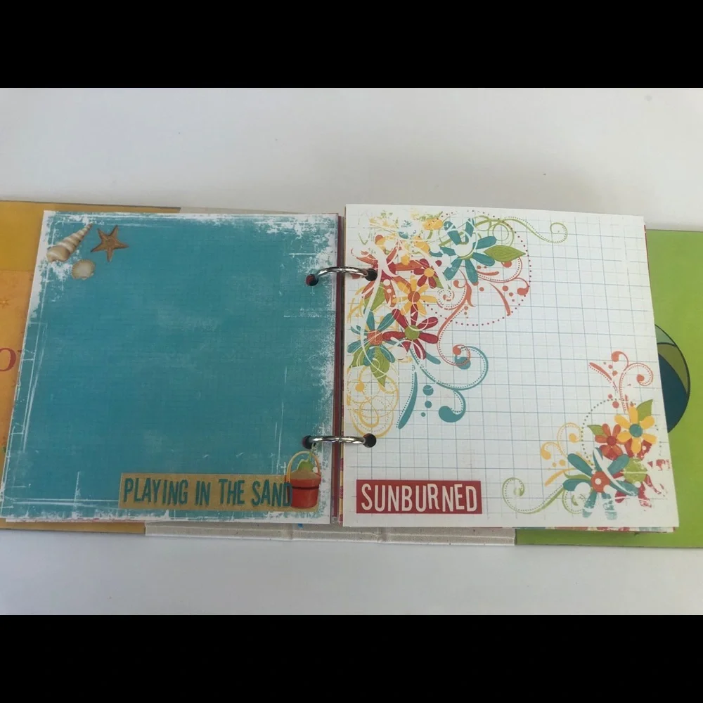 Handmade chipboard photo album
